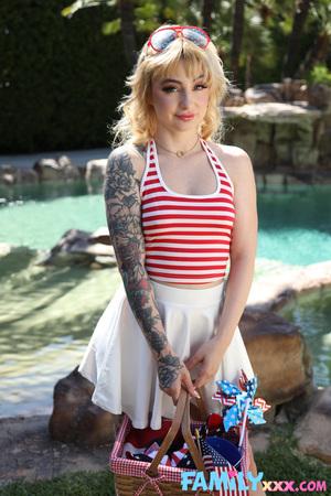 #FamilyXXX - Stevie Moon - Has The Perfect Poolside Flirty Bikini!
