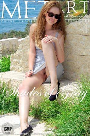 #MetArt - Alice May - Shades Of Gray #Outdoor #smalltits #nipples #upskirt 