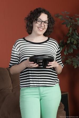 #WeAreHairy Tamar Striped Blouse Green Pants