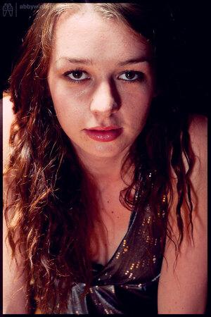 Girls In Lingerie at Night Stockings and high heels Carly T