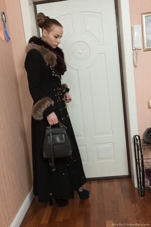 #WeAreHairy Alisa Pie Wood Floor Black Dress