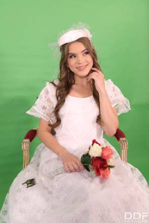 #DDFNetwork Evelina Darling - Bride Rides Photographers Big Dick #bride #costume