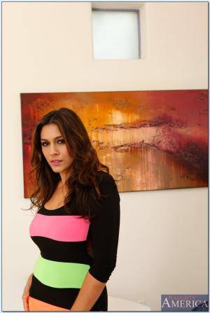 NaughtyAmerica Raylene fucking in the couch with her big tits 223x