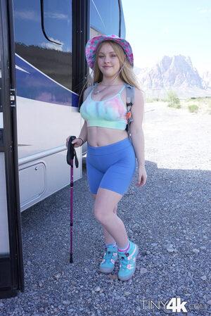 #Tiny4K Kylie Shay - Tiny Hitchhiker