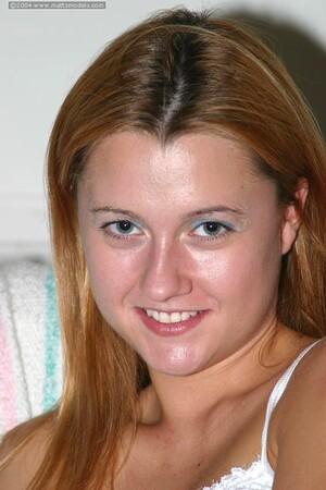 #MattsModels Abbie AKA Ginger Lee White Camisole