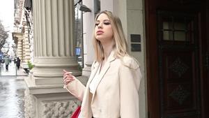 #PornBox - Sladyen Skaya - Adventurous Rich Bitch Sladyen Skaya Invites Her Driver Home For DP Fuck Fest