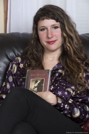 #WeAreHairy Felicia F Purple Top Boots