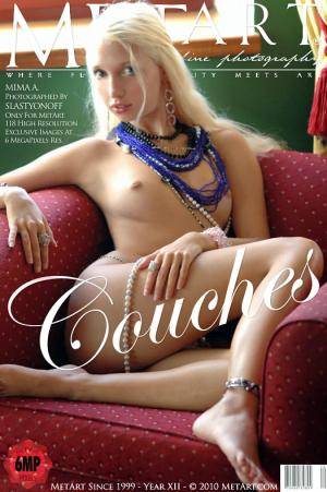 #MetArt Mima A AKA Mariama Kunkelova Couches