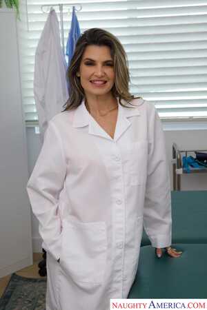 #NaughtyAmerica - Krystal Sparks - Single Moms - Single Mom Krystal Sparks gets physical giving a physical exam