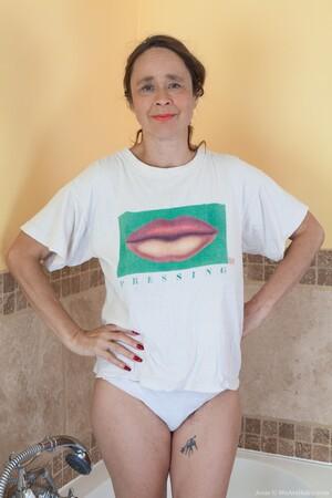 #WeAreHairy Josie White To pWhite Panties