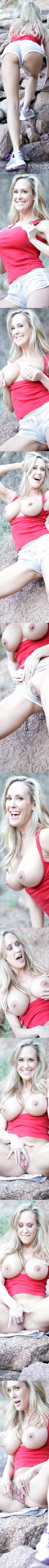 #Anilos - Brandi Love - Enjoying The Outdoors - Jul 8, 2014 #outdoor #solo #athletic #muscular #bigtits #bigboobs