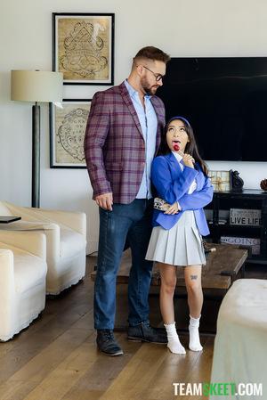 #TeamSkeet - Amber Summer - Im the Bully Now! Tiny Stepdaughter Flip Fucked