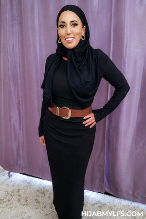 #HijabMylfs - Abi James - What Are You Doing to Me...? Hijab MILF Tries Some Clothes and Some Dick