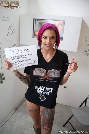 Anna Bell Peaks - Interracial Blowbang