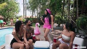 #RealityKings - Serena Santos, Kira Perez, Addison Vodka, Alix Avery, Bunny Fae - Money Talks; Wet And Wild