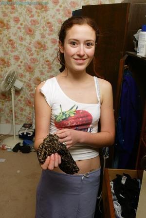 #AbbyWinters - Annabel - On Her Bed Getting Naked