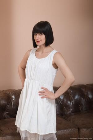 #WeAreHairy Alina H White Dress BlueStockings