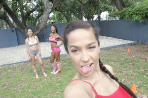 BFFS Annika Eve , Mya Mays Workout