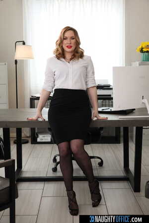 #NaughtyAmerica - Sydney Paige - Naughty Office - Sexy Sydney Paige Uses Her tight Pussy To Tame A Big Cock At The Office