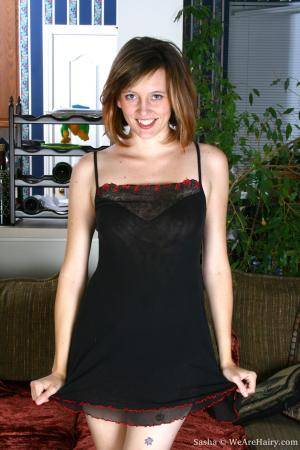 #WeAreHairy Sasha Black Lingerie
