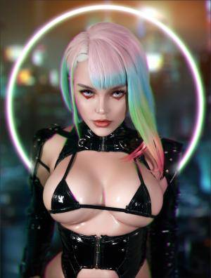 Kalinka Fox - Lucy (Cyberpunk Edgerunners) #Cosplay #Uniform #Teen #BigAss #BigTits #Tattooed #Lingerie
