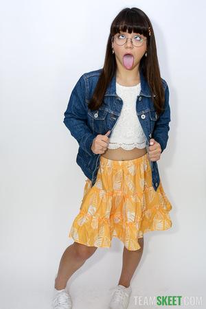 #TeamSkeet - Mochi Mona - Concept; Petite Girls First Gangbang