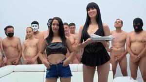 #PornBox Lia Ponce, 20 loads, Cum in Mouth, Yenifer Chacon, Bukkake, 5on1, BBC, DP