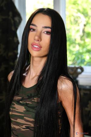 #PornBox Kama Oxi - Army Hottie Takes Big Dick Fucking From Her Officer In Command