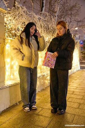 #ClubSweethearts - Amelia Ost, Angel Jolie - Grinding and trembling cuties