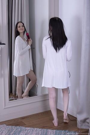 #WeAreHairy Mimada White Blouse White Pantiez