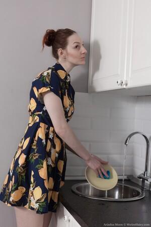 #WeAreHairy Ariadna Moon Blue Orange Dress Lingerie