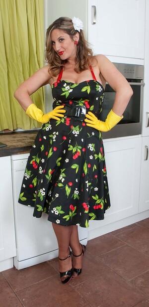 Jenny Badeau Rubber Gloves And Nylon Stockings