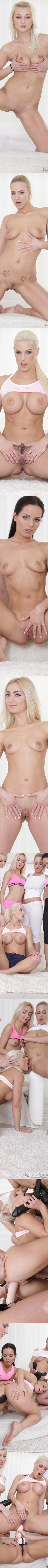 #DogHouseDigital - Blanche Bradburry, Katy Rose, Kari, Nathaly Cherie, Victoria Puppy - 4 on 1 Lesbian Gang Bang Scene 3 - June 25, 2016 #lesbian #czech #gangbang #orgy #anus #anal #asshole #bigboobs #bigtits #strapon