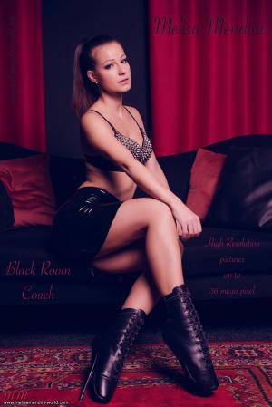 MelisaMendiniWorld - Melisa Mendini - Black Room Couch