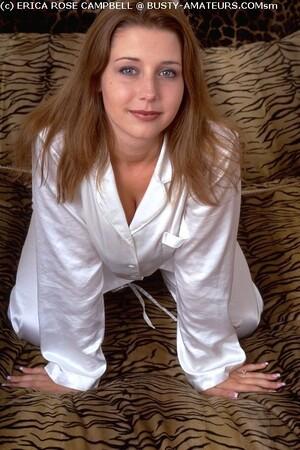 #BustyAmateurs Erica Campbell - White Satin