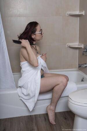 #WeAreHairy Ivy Addams White Shower White Towel