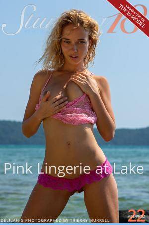 #Stunning18 - Delilah g - pink lingerie at lake