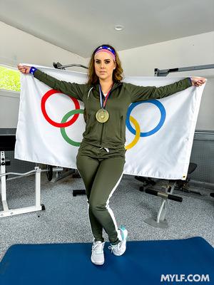 #MYLF - Jessie Rogers - PAWG Legend Jessie Rogers Gets a Fucking Training for the Olympics!