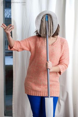 #AbbyWinters Ariel D - Cleaning Naked