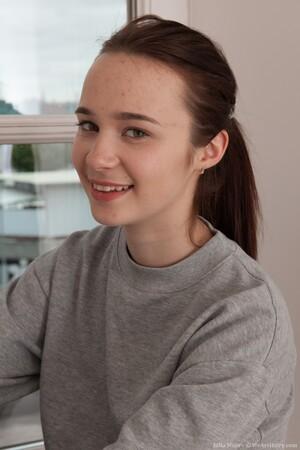 #WeAreHairy Julia Moore Grey Sweats White Lingerie