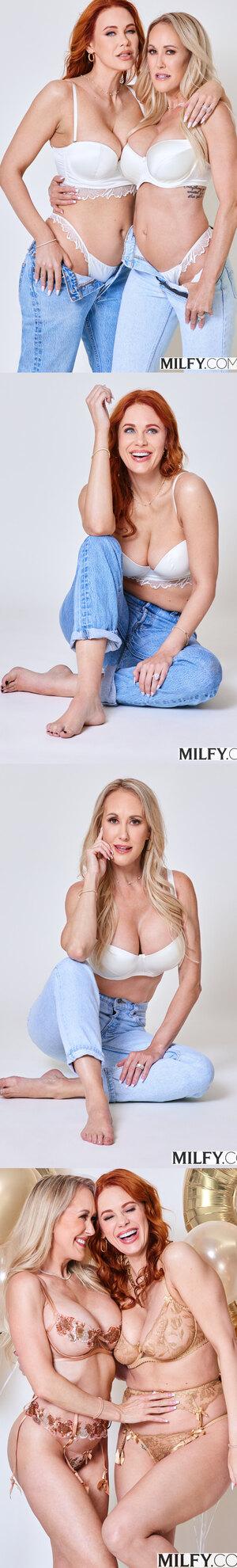 #Milfy - Maitland Ward, Brandi Love - Ultimate MILFs Brandi and Maitland Share a B Day BBC #Hardcore #Lingerie #Jeans #BigTits #MILF