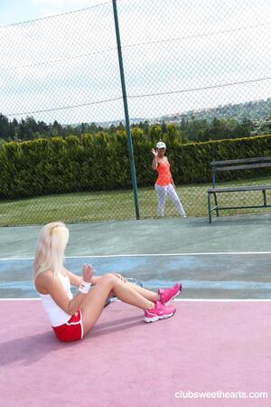 #ClubSweetHearts Katy Rose, Anna Rose Lesbian Tennis Players