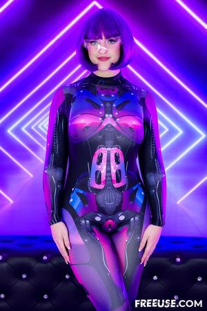 #FreakyFembots - Lucy Lotus - My Fembot 2.0: Neon Cyberpussy Model