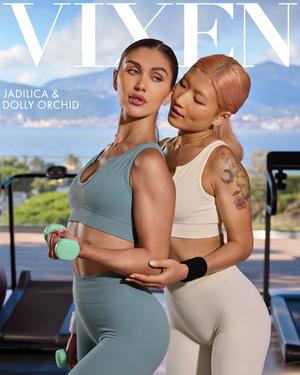 #Vixen - Jadilica, Dolly Orchid - Friendly Rivals Compete For His Hard Cock