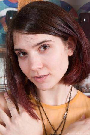 #WeAreHairy Aislynn - Yellow Dress Black Stockings