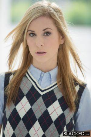 #blacked | Skinny Blonde Teen Stretched by Big Black Dick | Tysen Rich