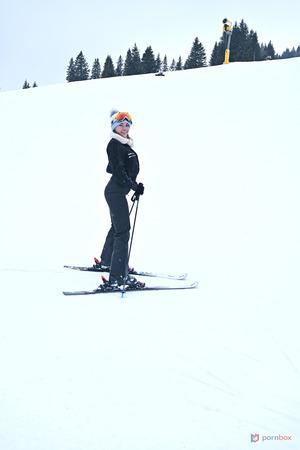 #PornBox - Kitana Lure - Ski Slut Hooks Up With Old Flame For DP Threesome