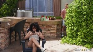 #Brazzers - Nika Venom - Sneaky Booty Bouncing BBQ