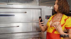 #Mofos Kimora Quin - Creampie in a Restaurant Kitchen