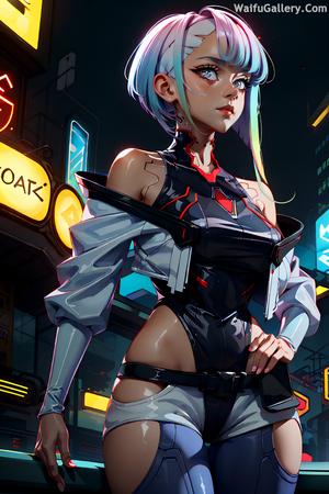 Lucy (Cyberpunk : Edgerunners) 3D set 1. For more free sets, exclusives and full uncensored posts at waifugallery.com